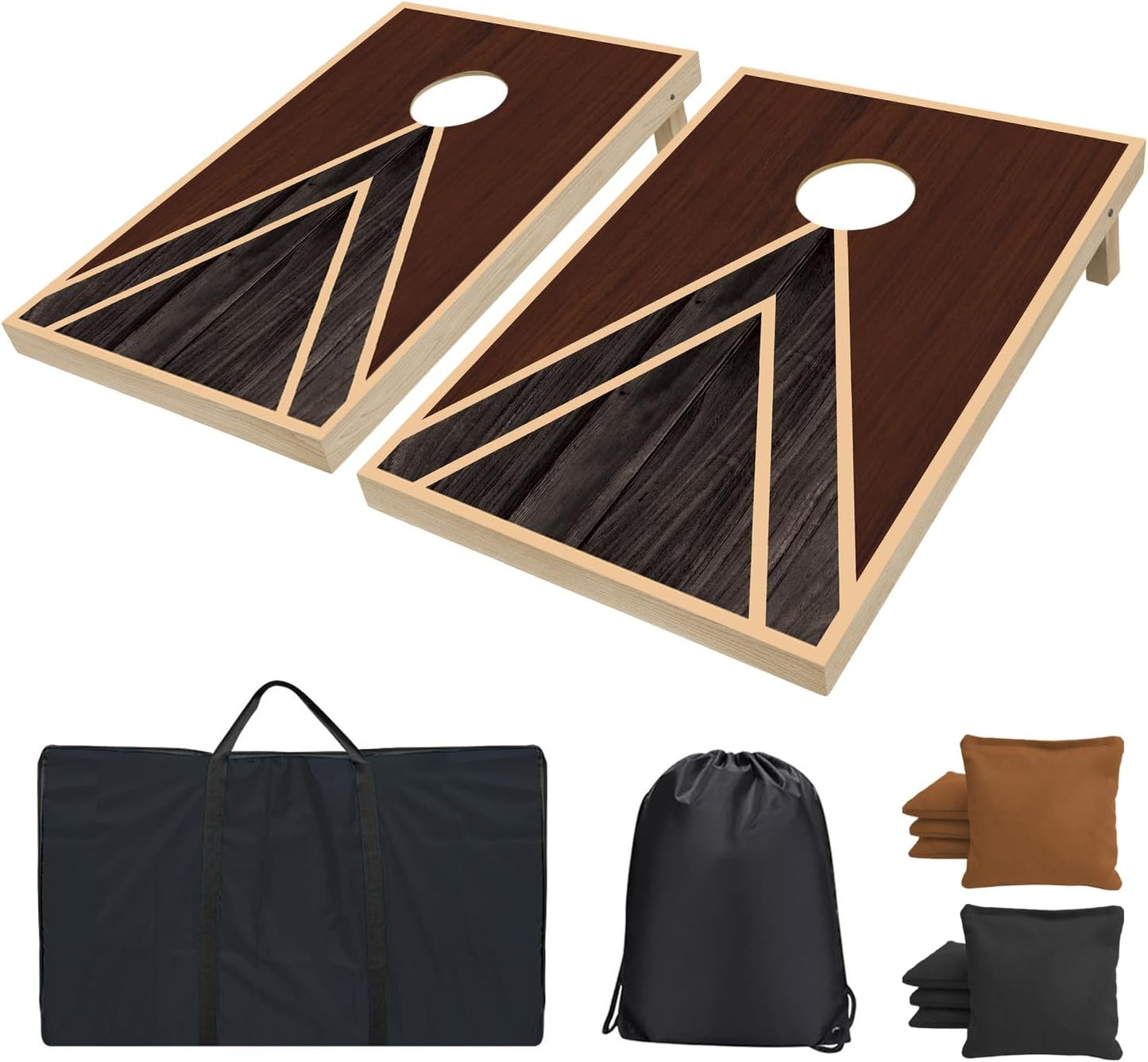 Regulation Size Cornhole Boards Set for Outdoor Fun and Games