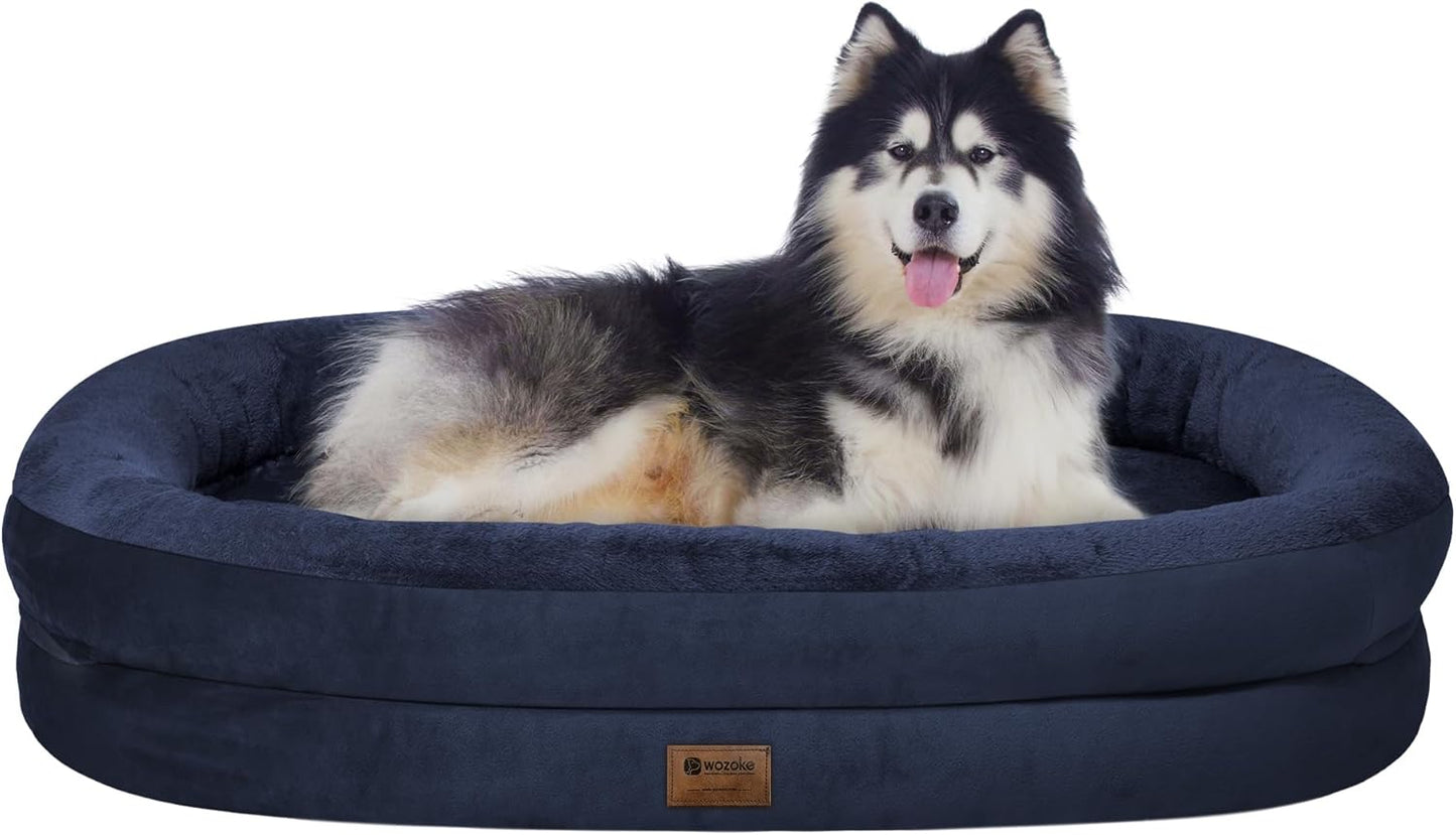 Orthopedic Waterproof Large Dog Bed with Memory Foam Support