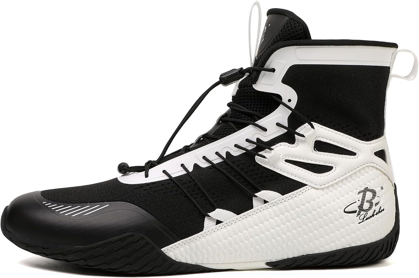 Mens Boxing Shoes Lightweight High-Top Training Footwear