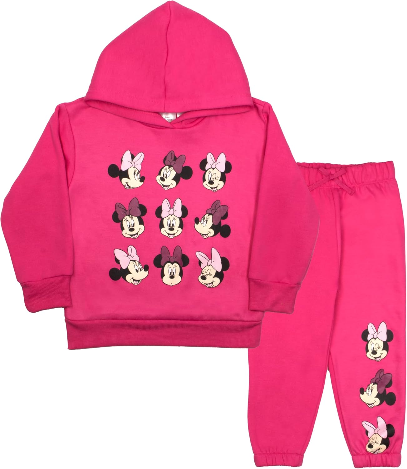 Disney Girls 2-Piece Set - Cute Hoodie & Joggers