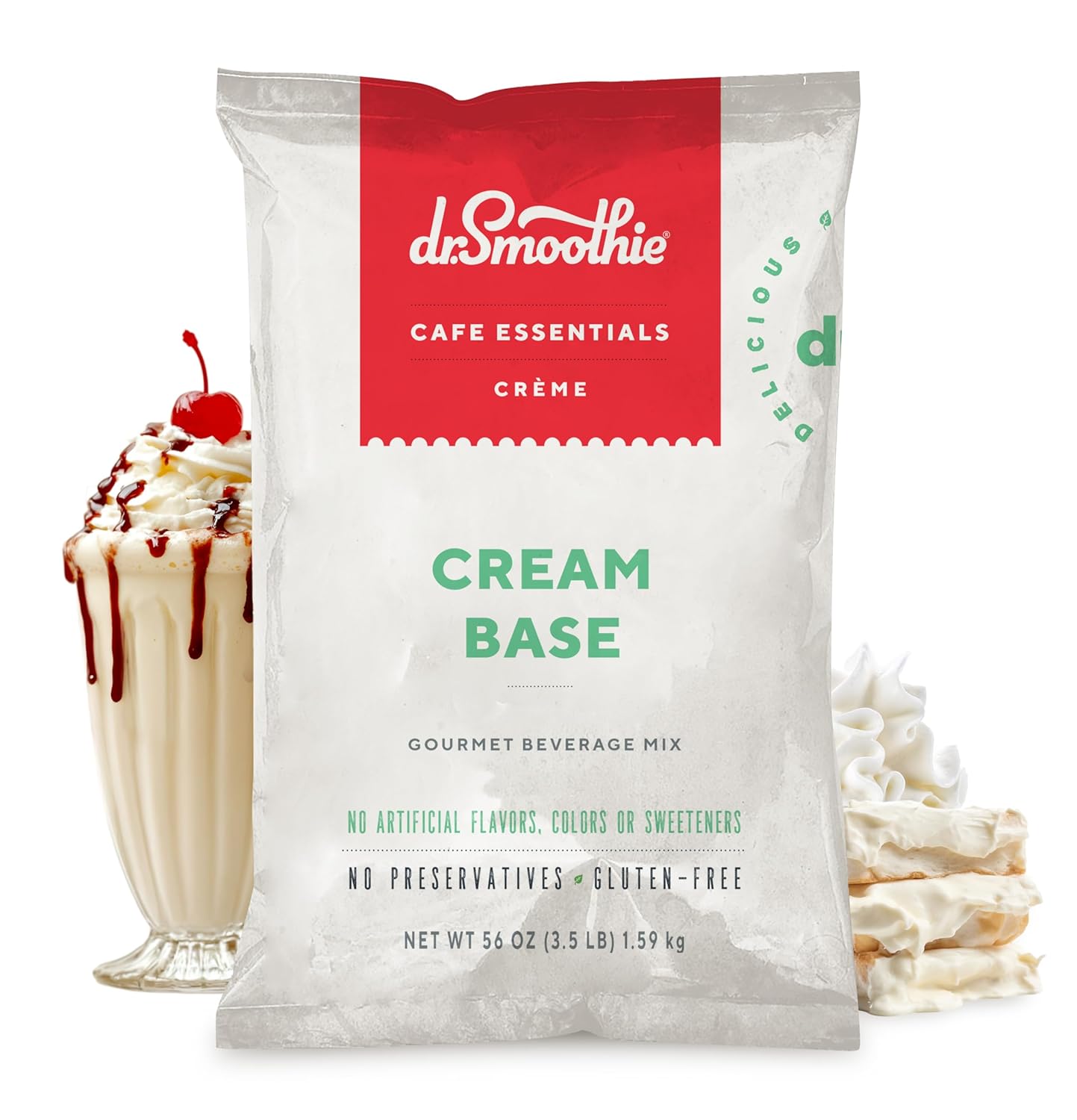 Dr. Smoothie Cafe Essentials Cream Base for Versatile Beverages