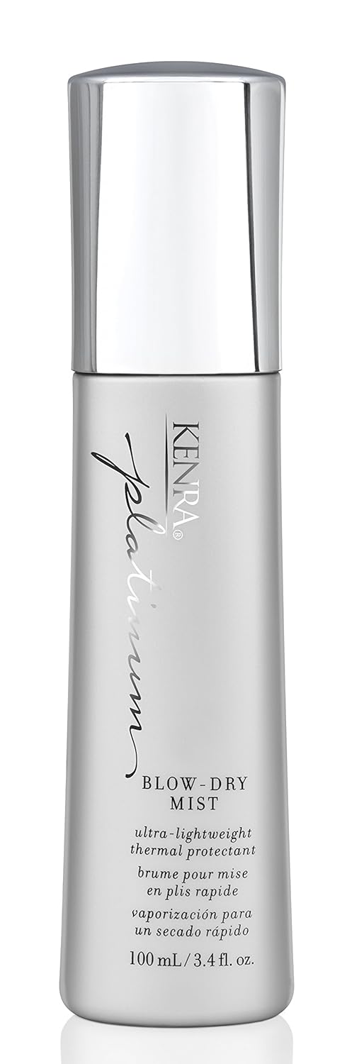 Kenra Platinum Blow-Dry Mist | Thermal Protection & Frizz Control | Fine/Medium Hair