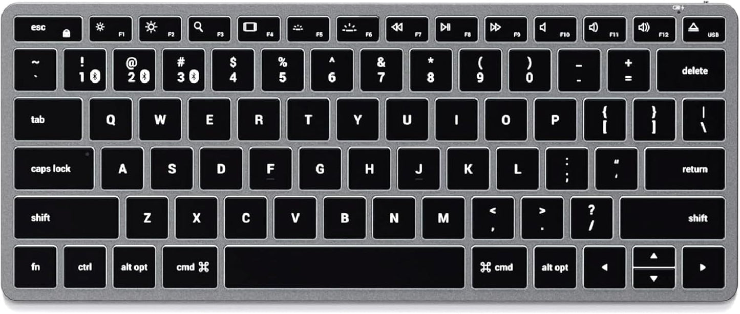 Satechi Slim X1 Bluetooth Keyboard with Illuminated Keys