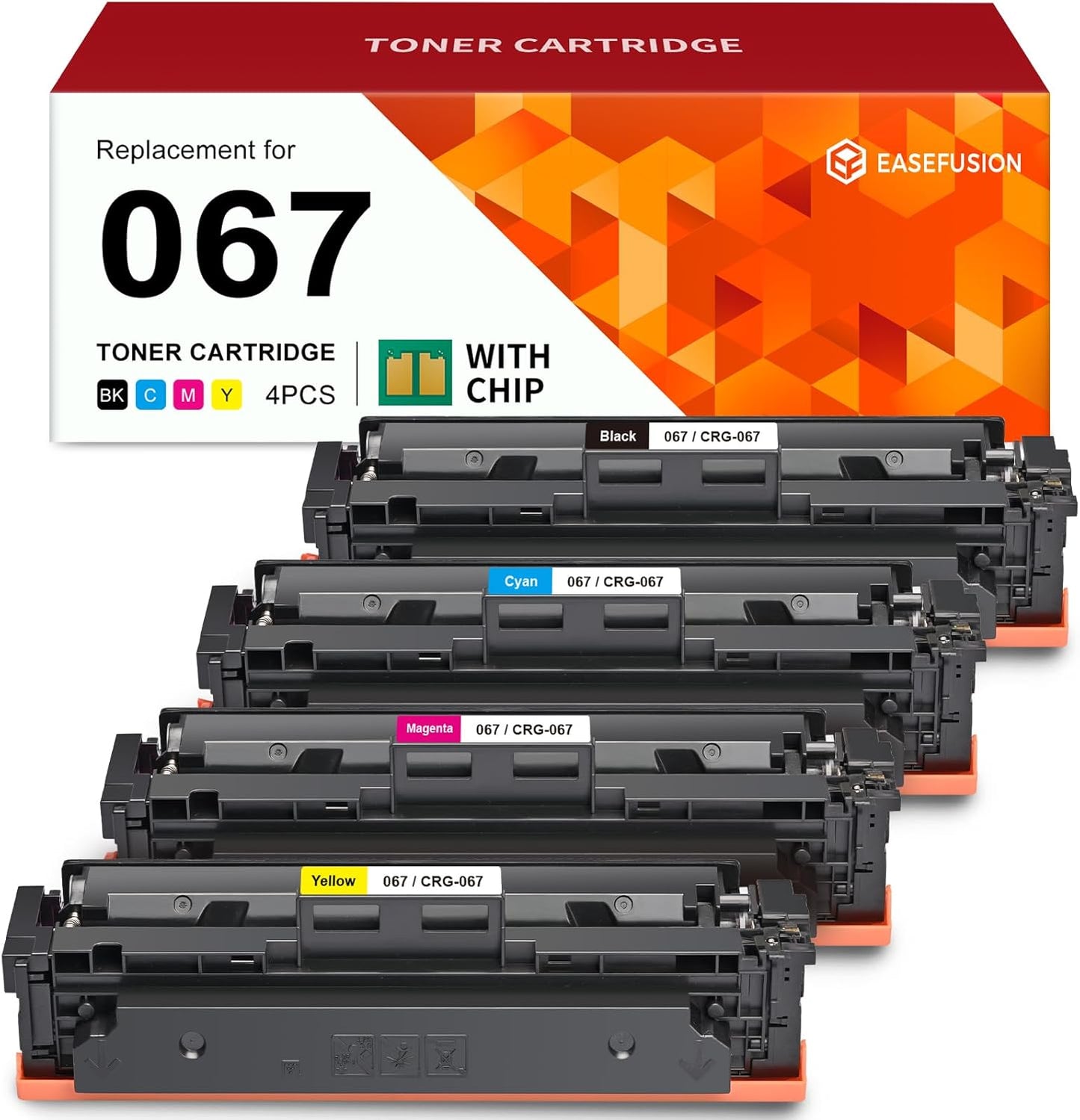 EaseFusion 067 Toner Cartridges Replacement for Canon Printers