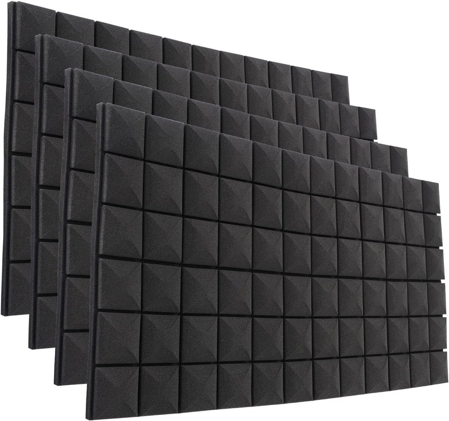 4 Pack Acoustic Foam Panels for Soundproofing and Echo Reduction