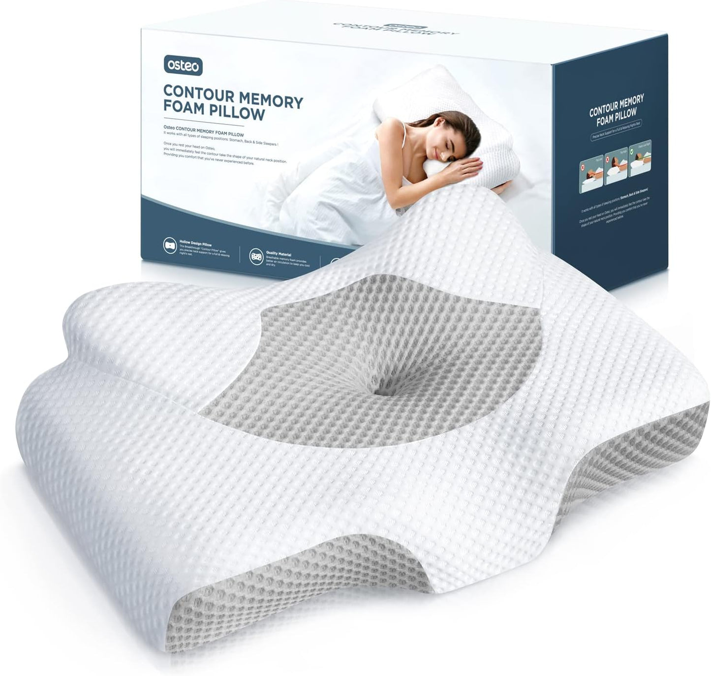Osteo Cervical Pillow for Neck Pain Relief and Comfort