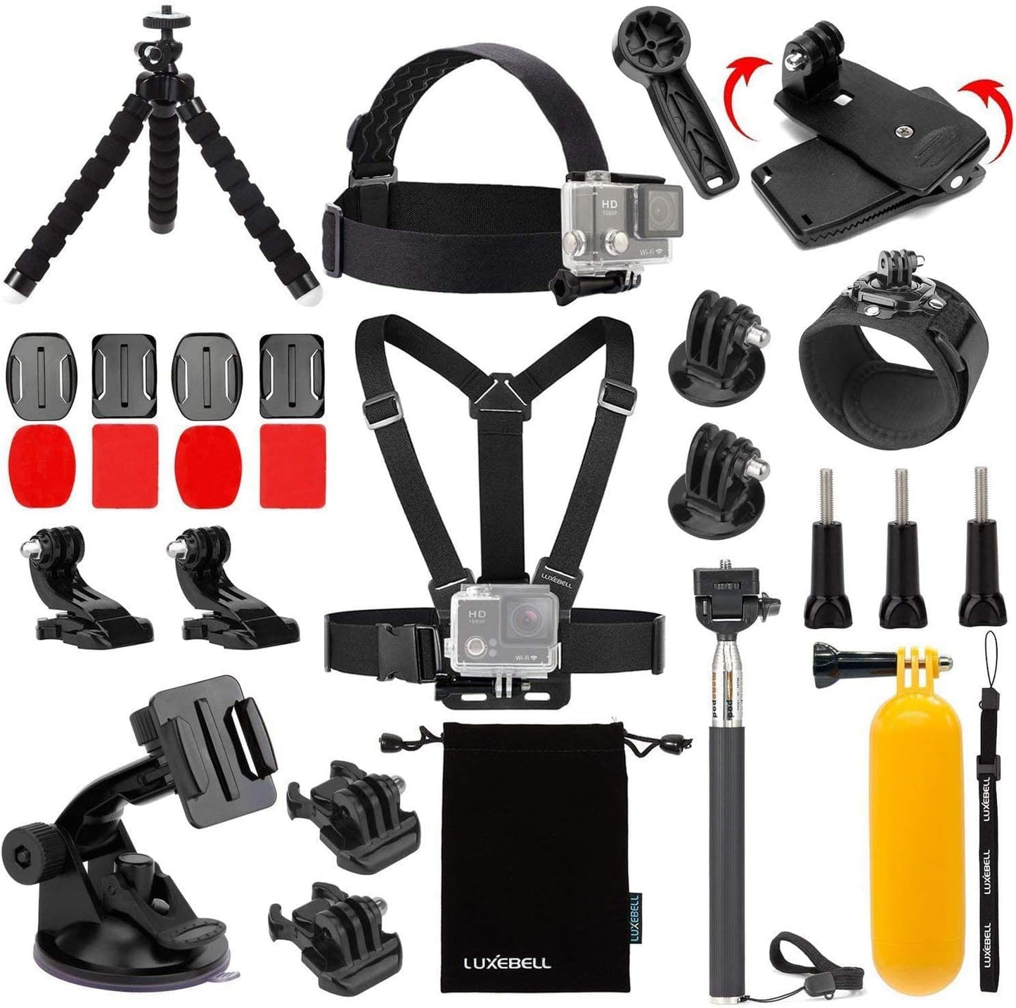 Capture Every Moment with Luxebell 14-in-1 Action Camera Kit