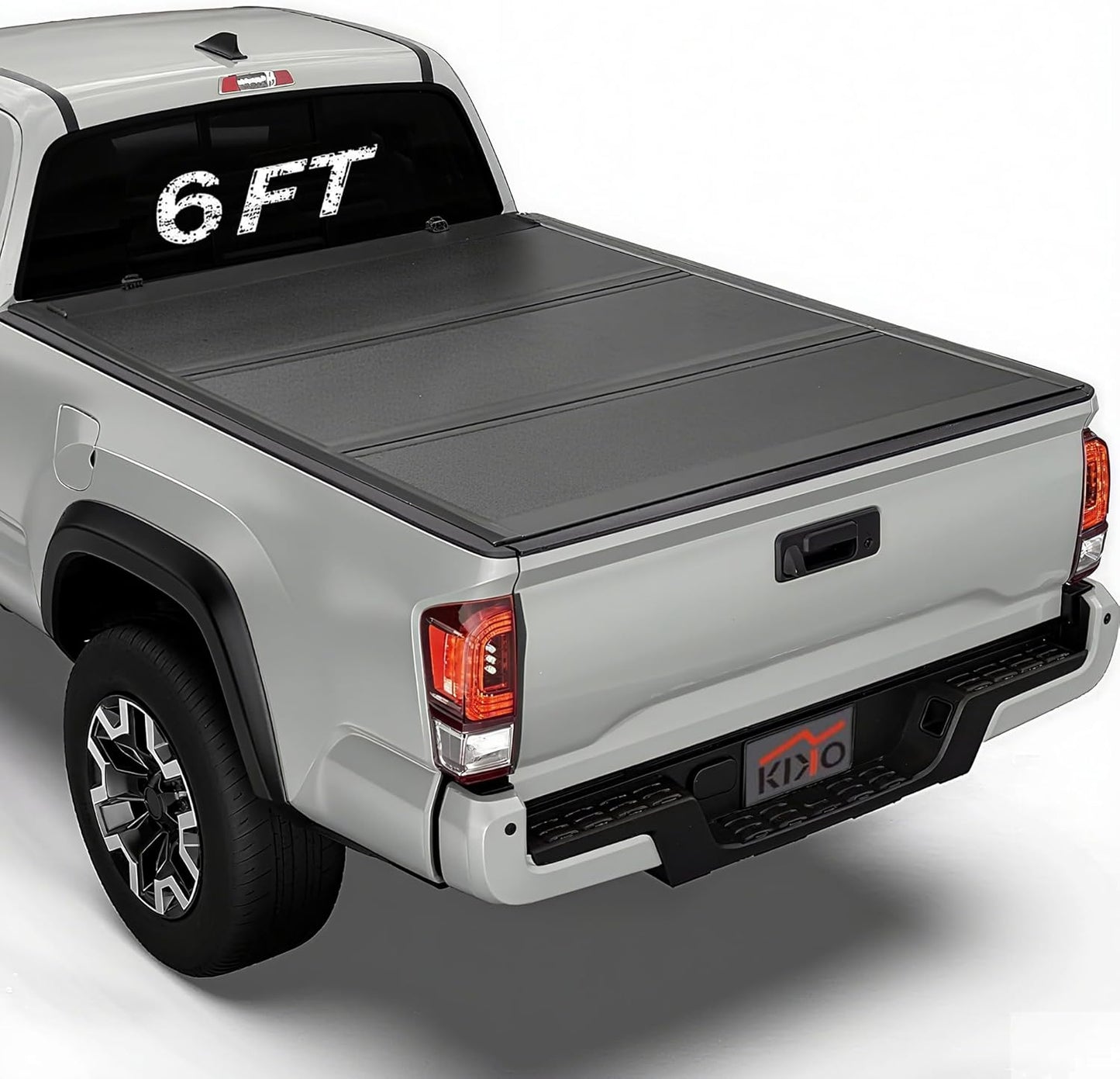 Kikito HTL Low-Profile Hard Tri-Fold Tonneau Cover for Tacoma