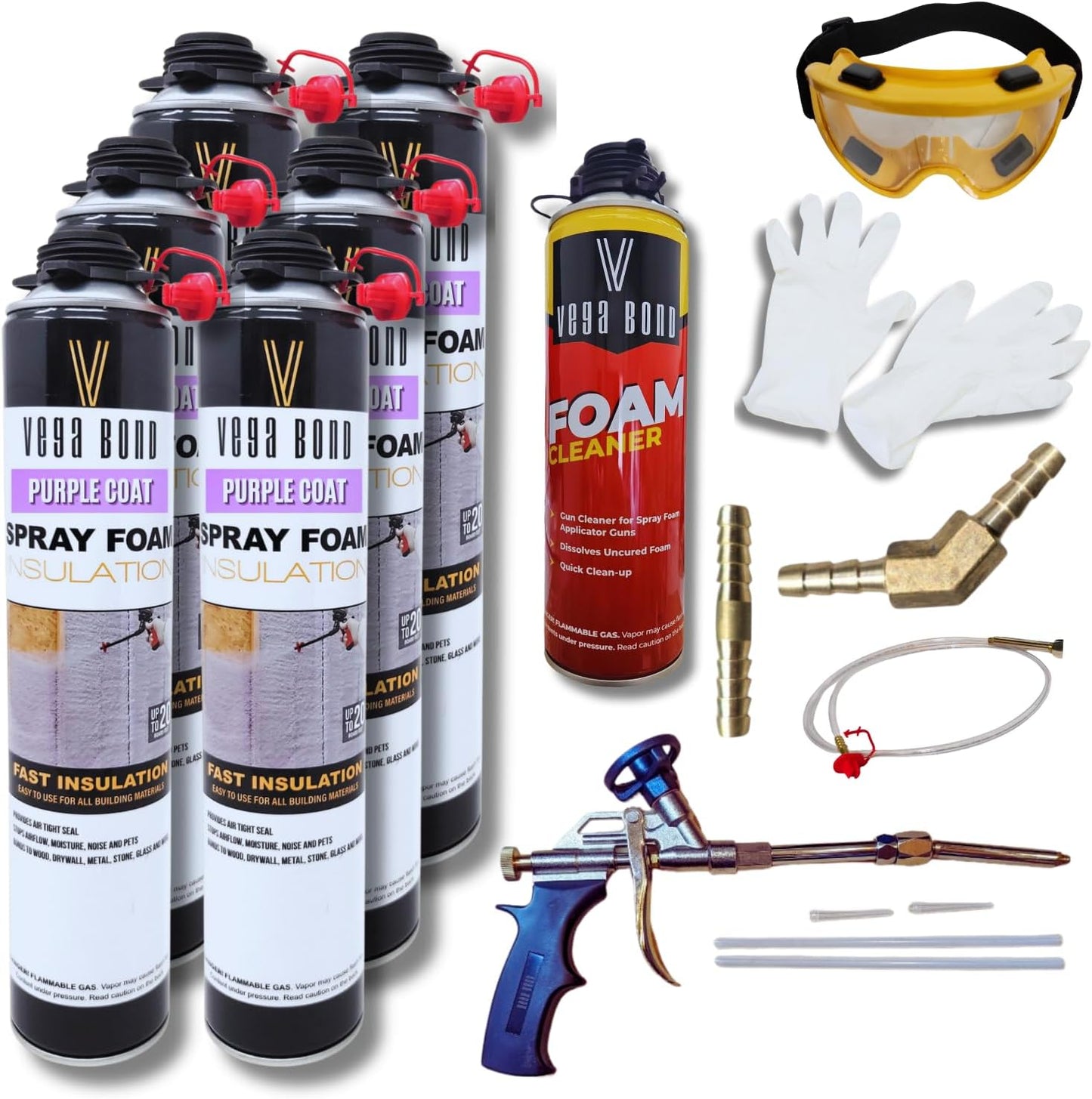 Vega Bond Closed Cell Insulation Spray Foam for Home Projects