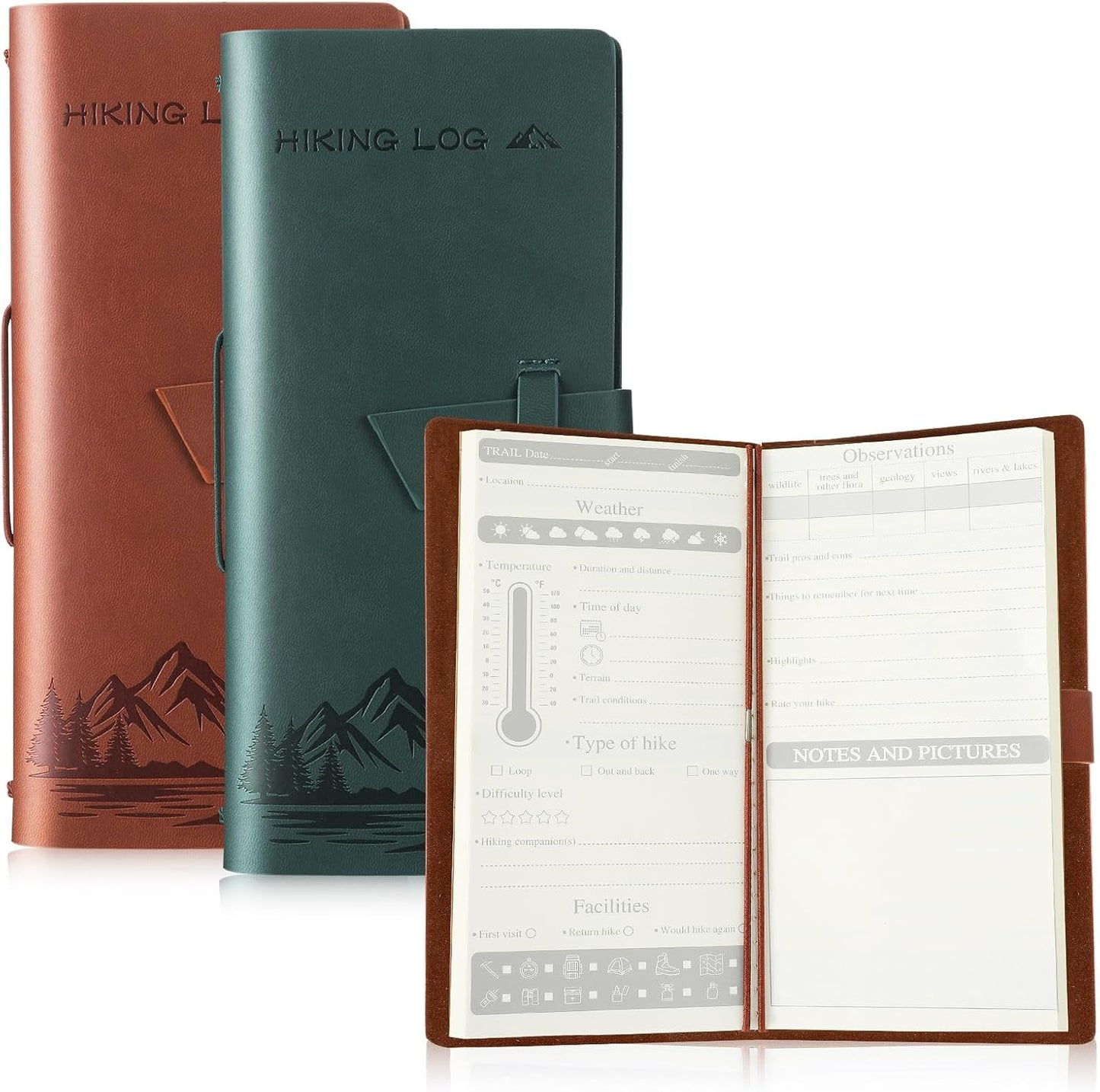 Fulmoon Hiking Logbooks: Adventure Journal for Wanderlust Lovers