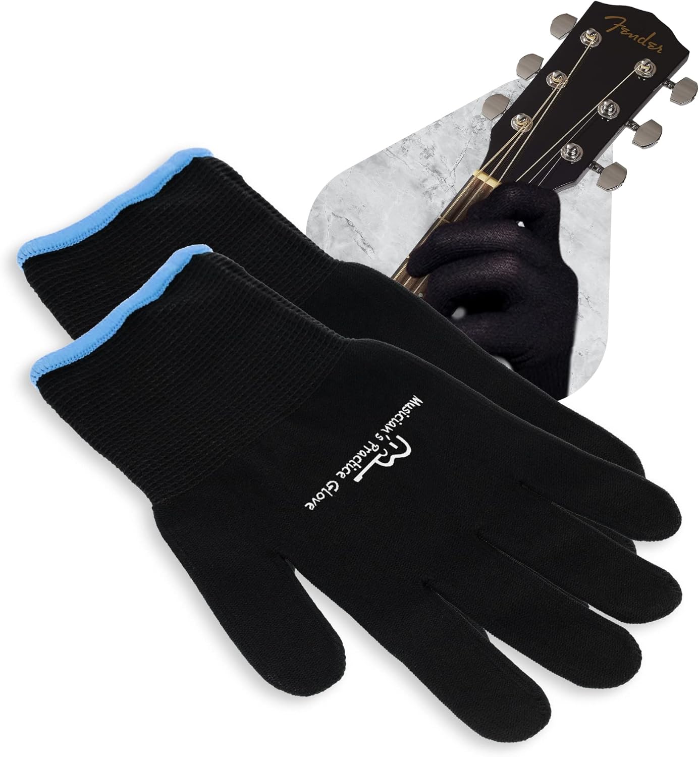 String Instrument Protector Gloves - 2-Pack Musician's Essential