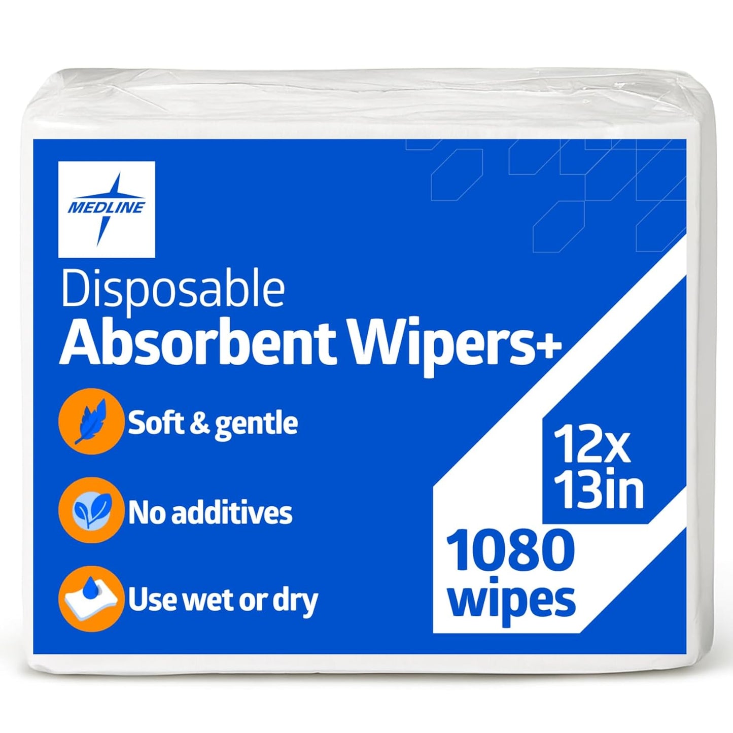 Medline Absorbent Wipers for Heavy Duty Cleaning Tasks