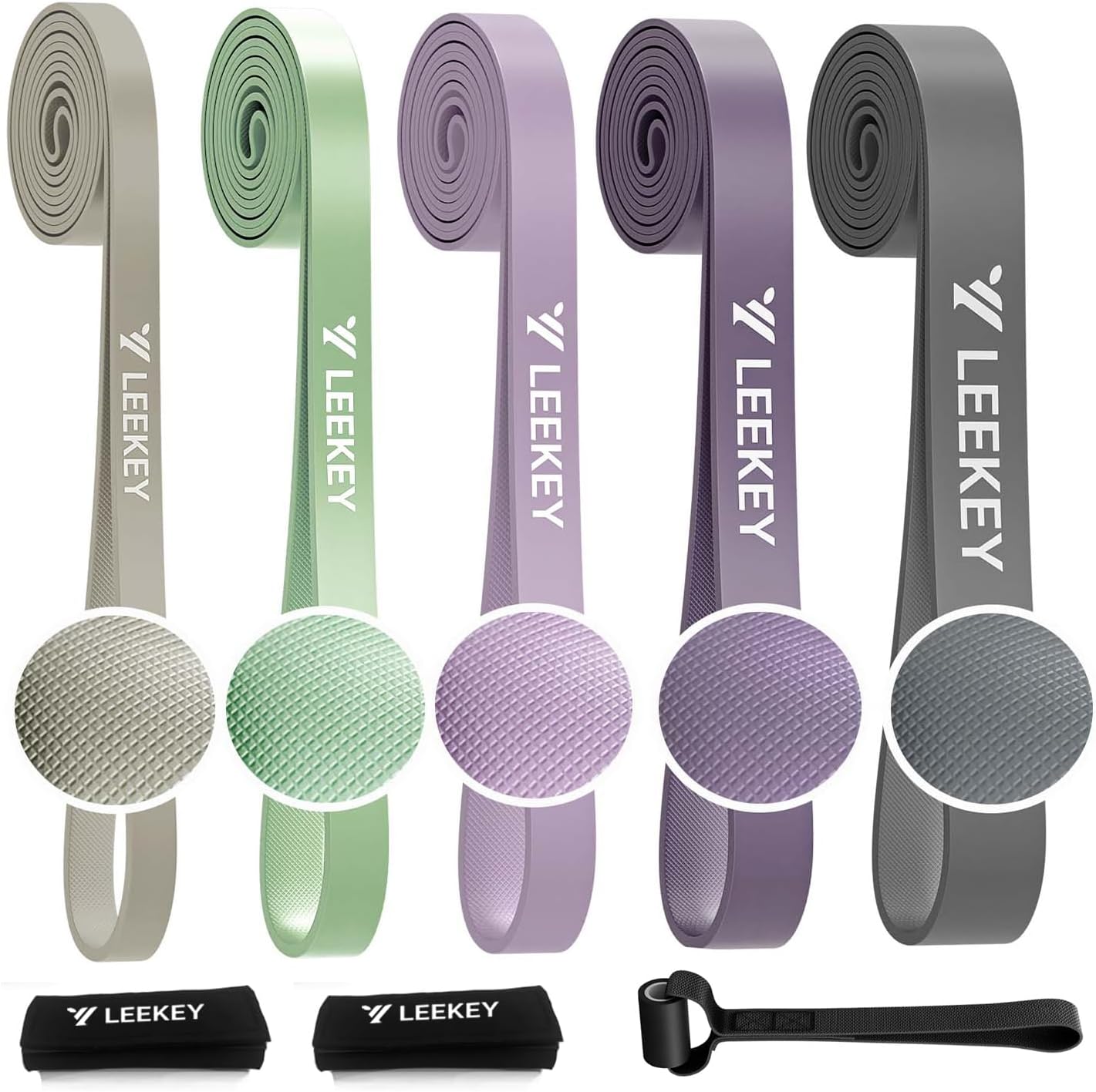 LEEKY Resistance Bands Set for Pull-Up Assistance & Training