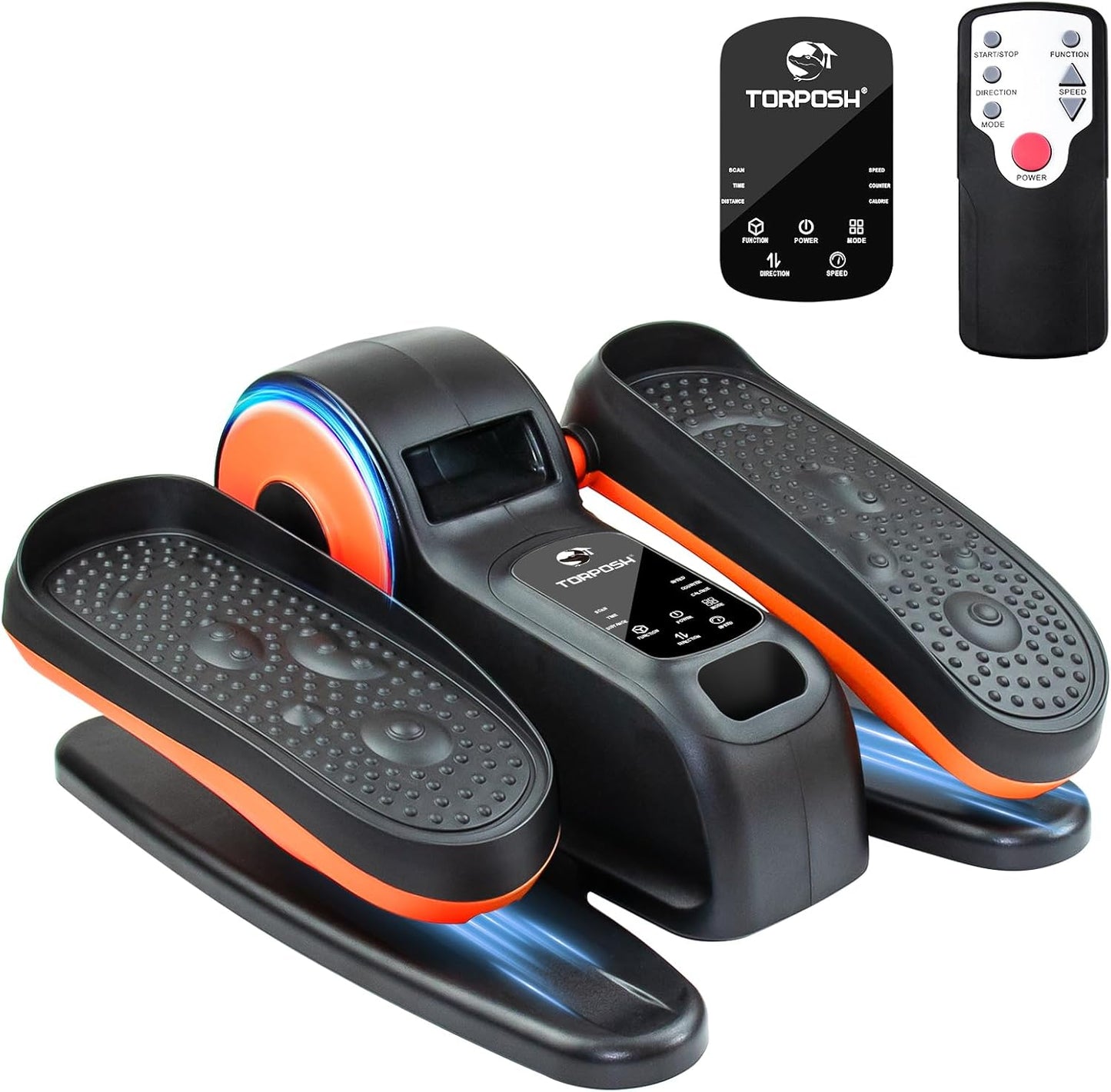TORPOSH Under Desk Elliptical - Quiet & Portable Leg Exerciser