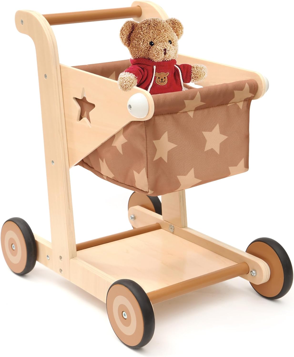 Asweets 2-in-1 Baby Walker & Doll Stroller - Learn & Play!
