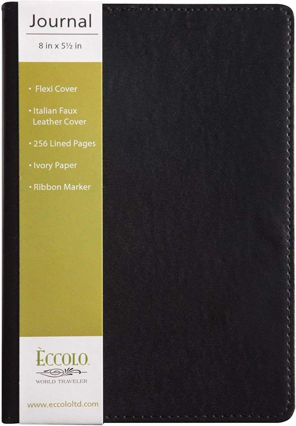 Eccolo A5 Professional Journal: Lay Flat, Ivory Pages, Travel-Friendly