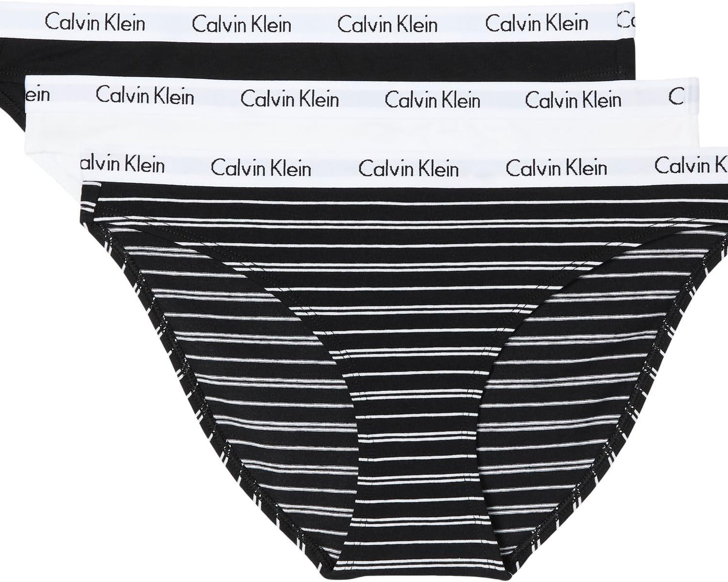 Calvin Klein Women's Carousel Logo Cotton Stretch Bikini Panties