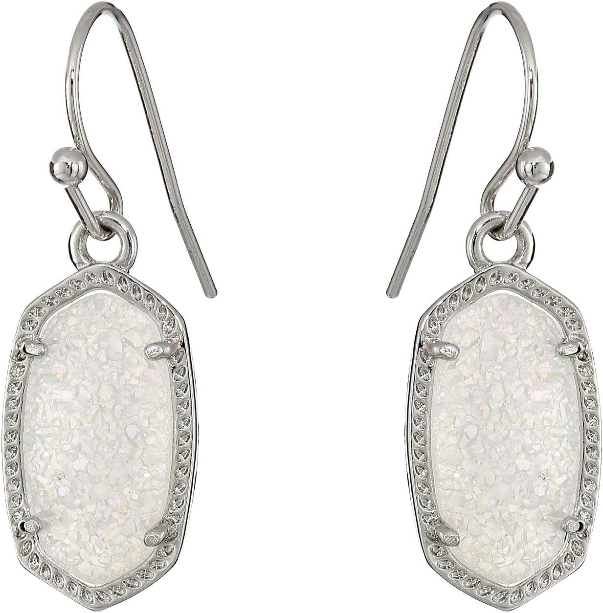 Kendra Scott Lee Drop Earrings for Women - Iridescent Drusy Style