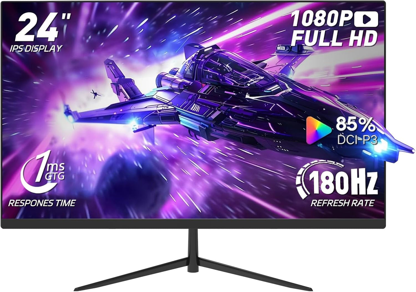24 Inch FHD IPS Gaming Monitor with 180Hz Refresh Rate