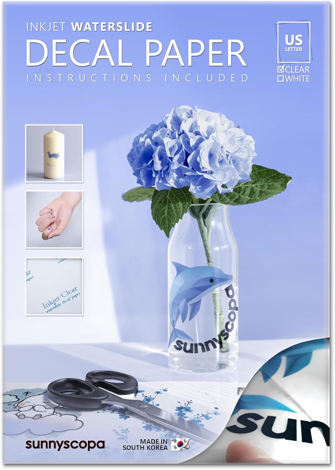 Sunnyscopa Waterslide Decal Paper for Inkjet Printers