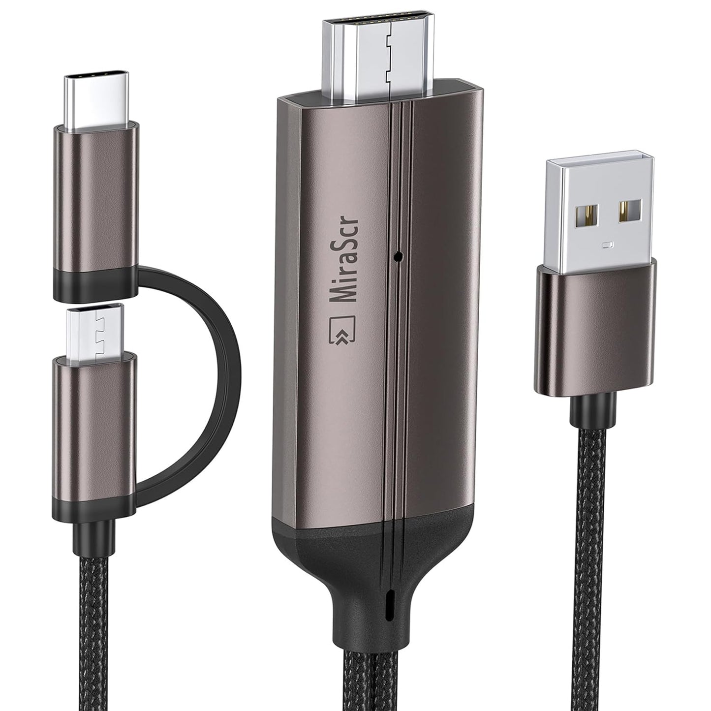 KAMING 2-in-1 HDMI Cable: Mirror & Charge Android Devices!
