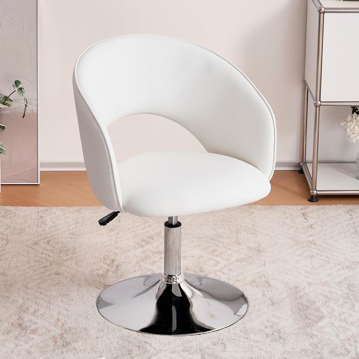Furniliving Swivel Vanity Chair - Elegant Makeup Seating