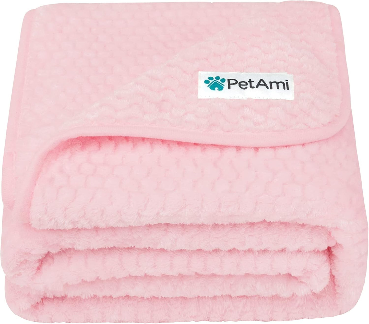 PetAmi Waterproof Dog Blanket for Large Dogs, 60x80 in Pink