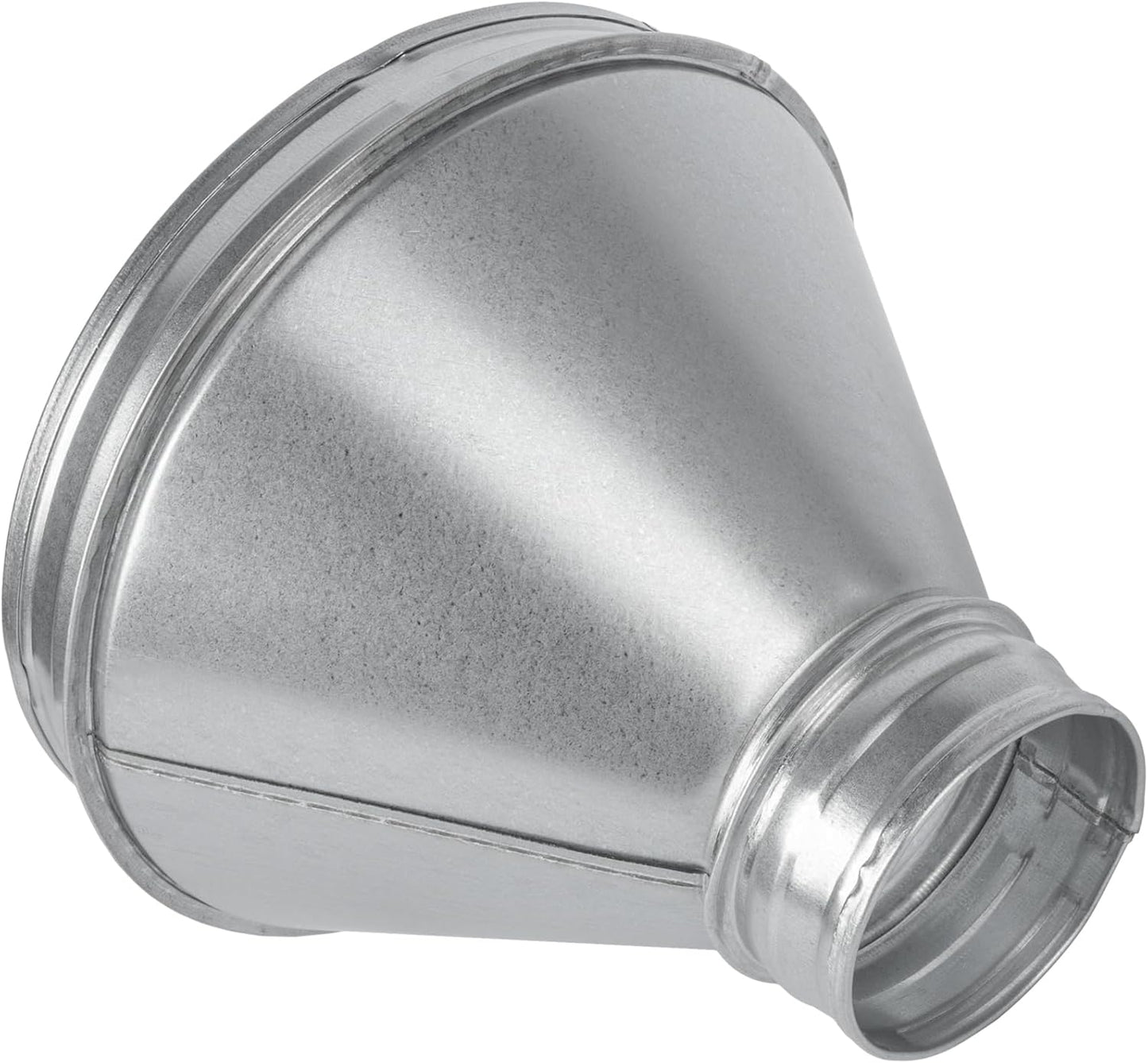 8 to 3 Inch Round Duct Reducer for HVAC Systems - Durable Steel