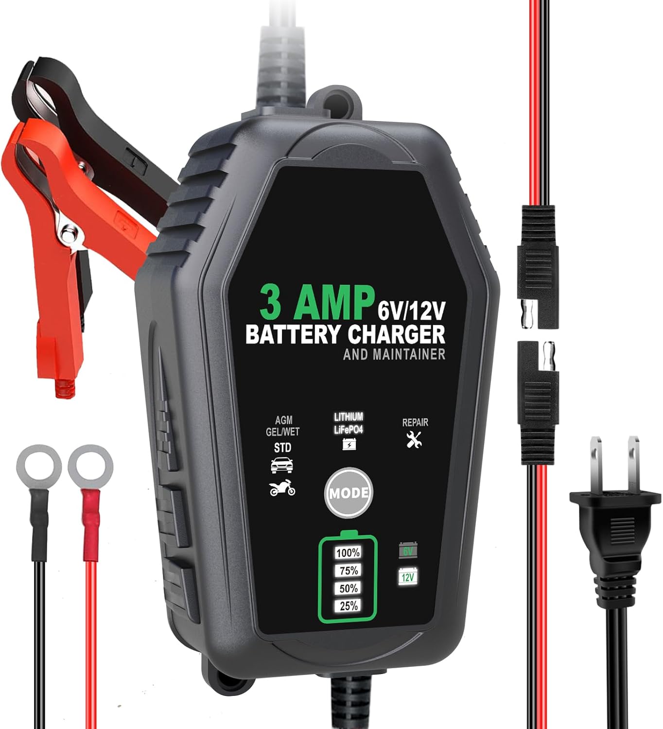 Smart 6V/12V Car Charger by HTRC