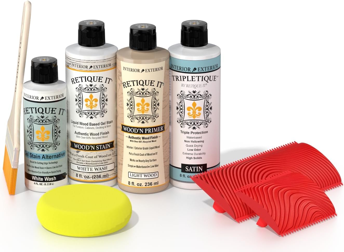 Retique It Wood Finish Tabletop Kit for Stunning Wood Look