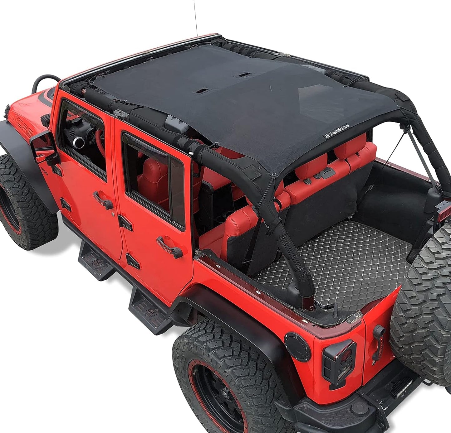 Shadeidea JK Sun Shade Top for Jeep Wrangler JKU - UV Blocker