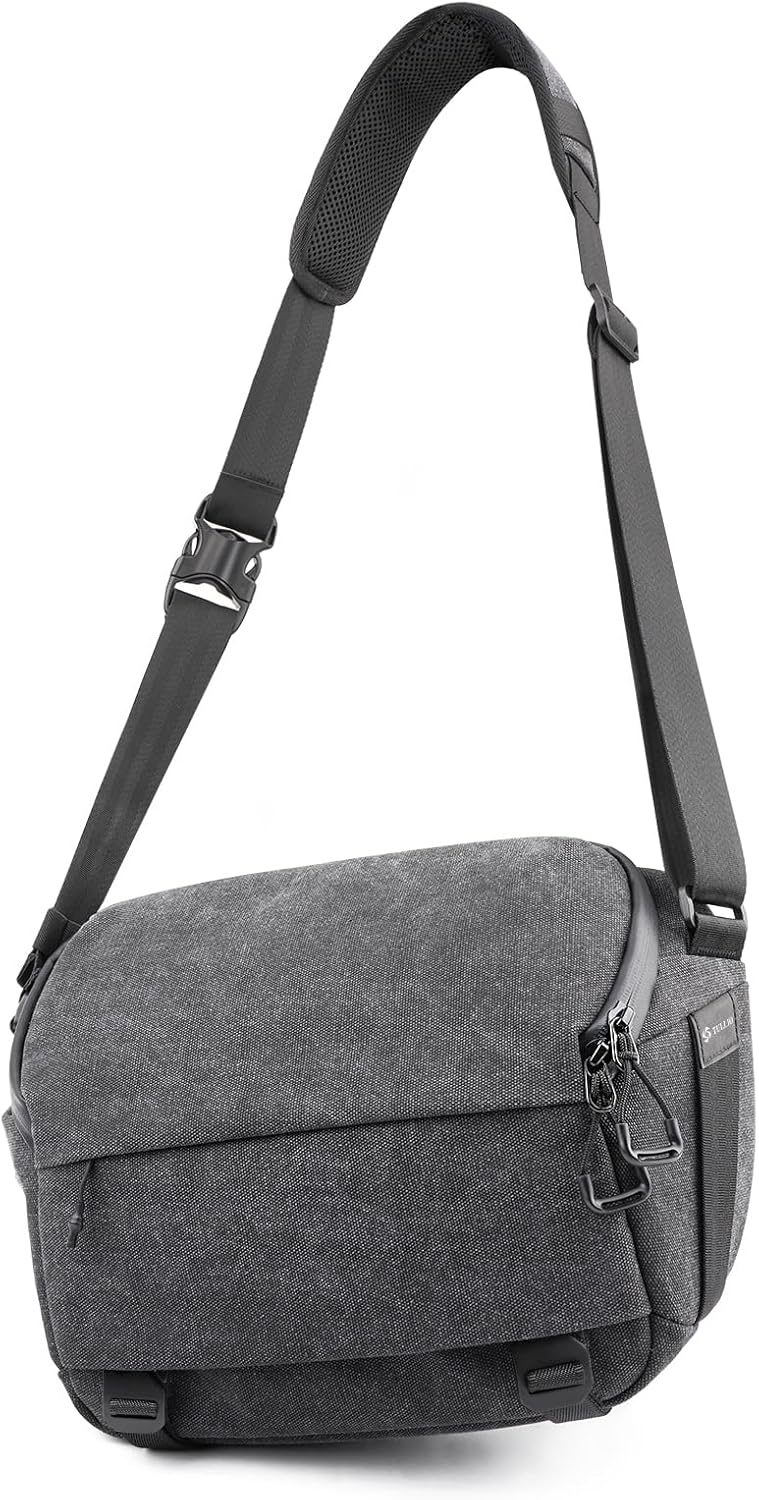 TULLIO Camera Bag Crossbody - 6L Waterproof Sling for Photographers