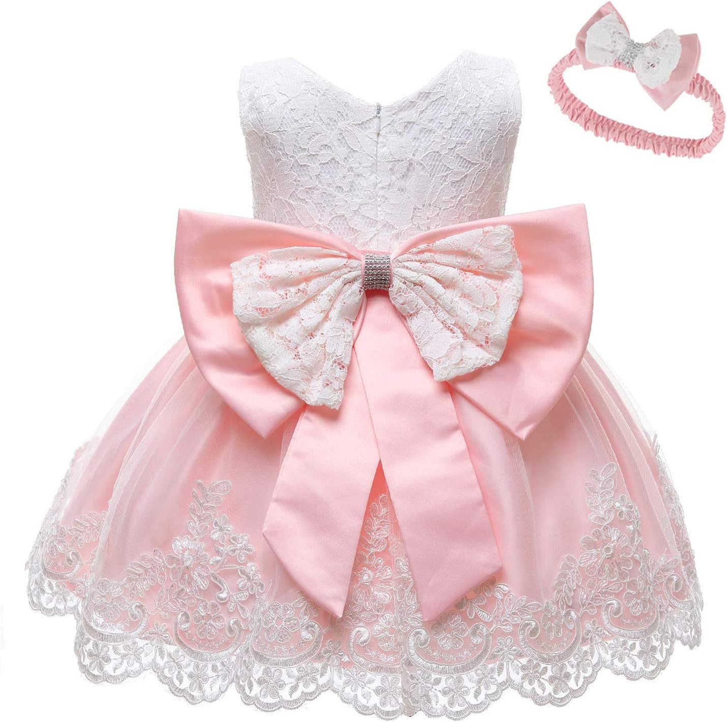 0-6T Toddler Girls Pageant Lace Dresses for Special Occasions