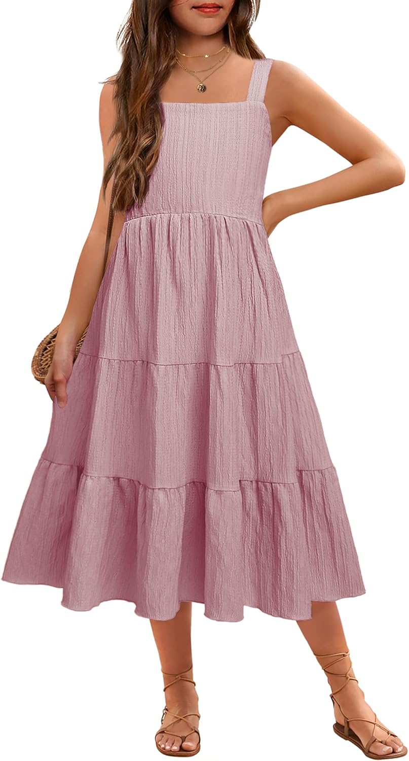 Arshiner Toddler Girl's Summer Cami Dress for Stylish Fun