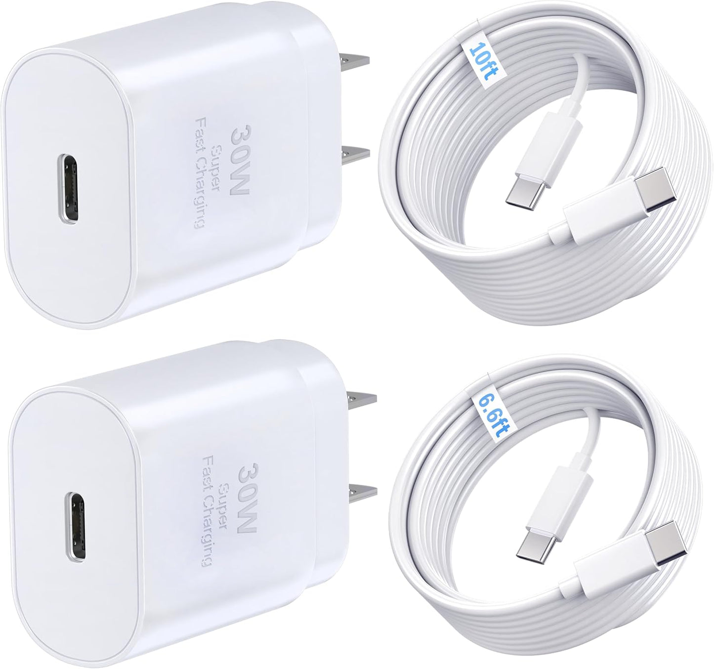 Super Fast 30W iPhone Charger Duo - Lightning Speed Charging!