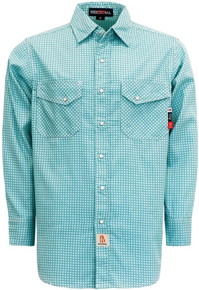 BOCOMAL FR Shirts for Men: Flame Resistant Cotton Workwear