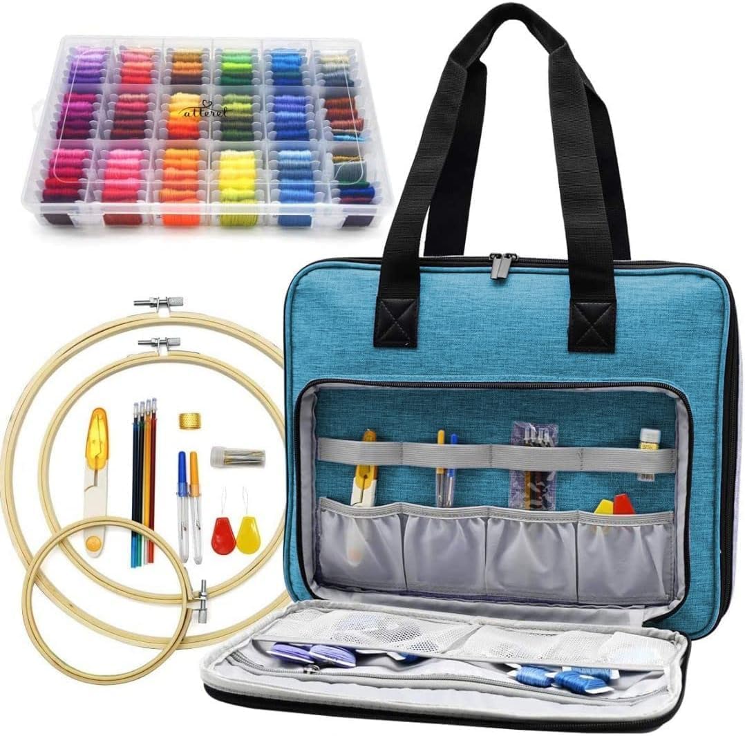 ATTERET Full Range Embroidery Starter Kit for All Skill Levels