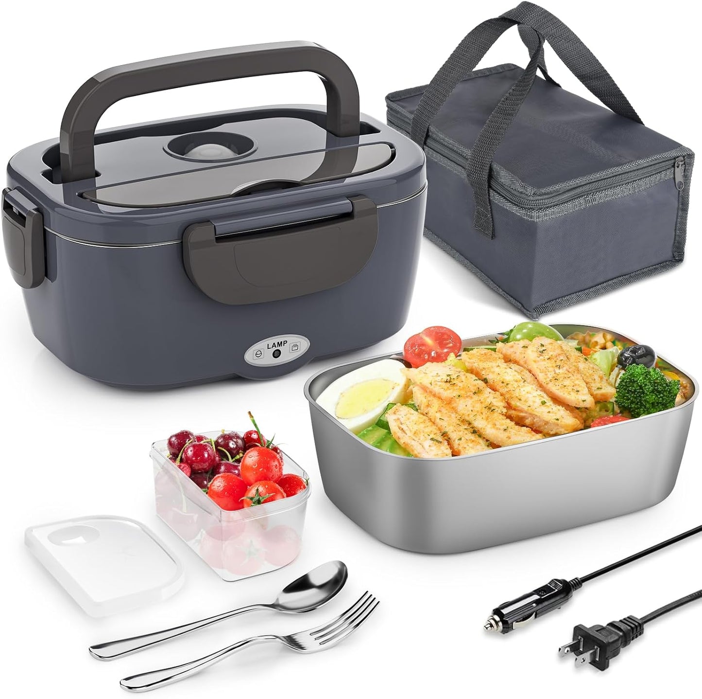 Carsolt Electric Lunch Box: Portable 3-in-1 Food Warmer