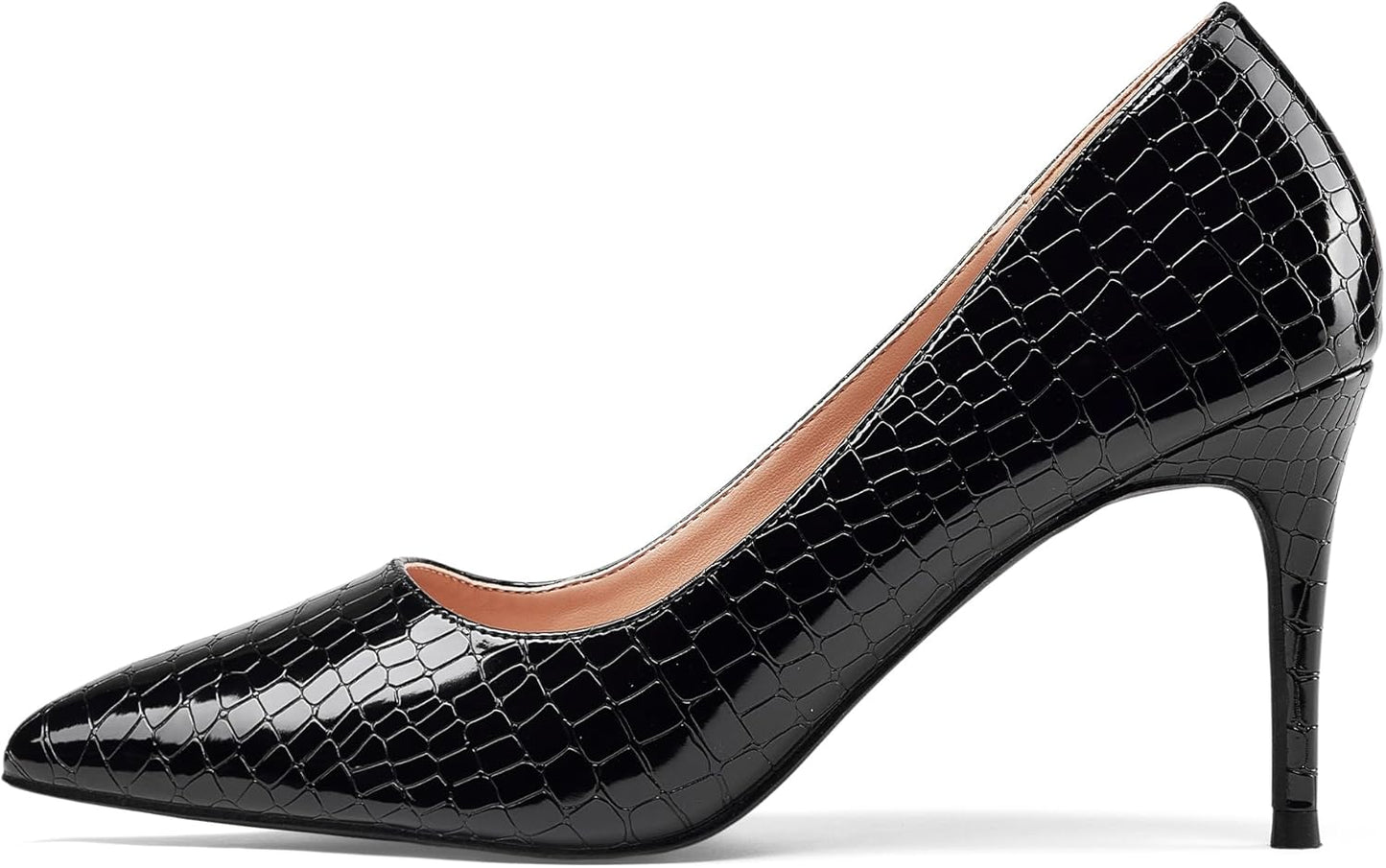 Elisabet Tang 3 in Classic Pointy Pull on Heeled Wedding Pumps