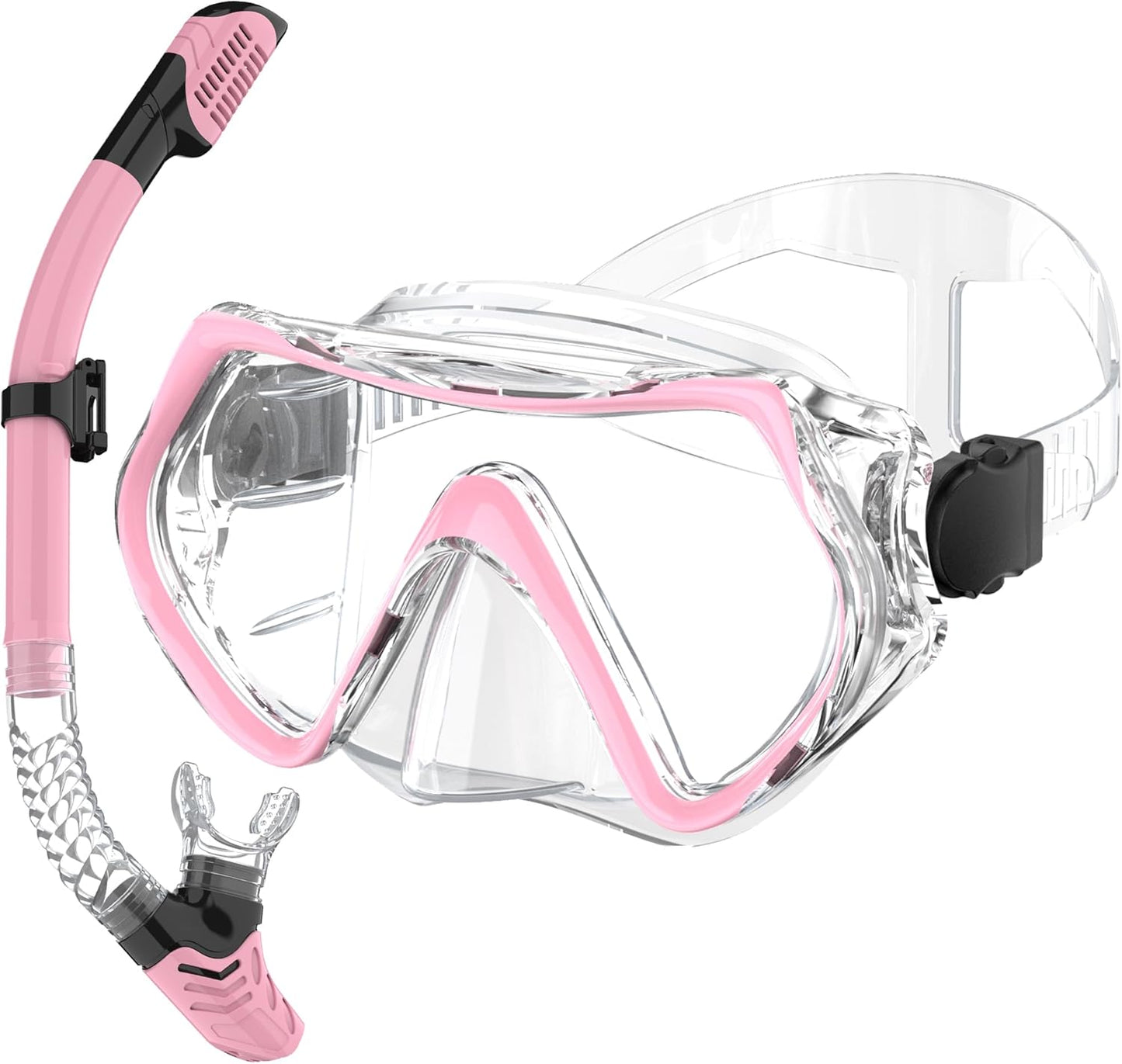 Professional Anti-Fog Dry Snorkel Set for Free Breathing
