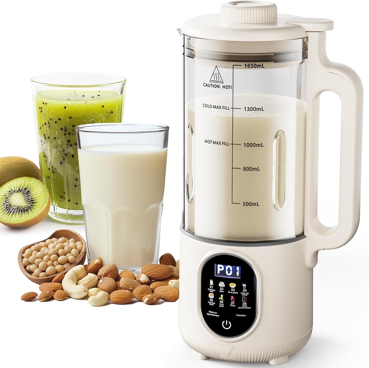 Upgraded 55oz Nut Milk Maker Machine for Plant-Based Beverages