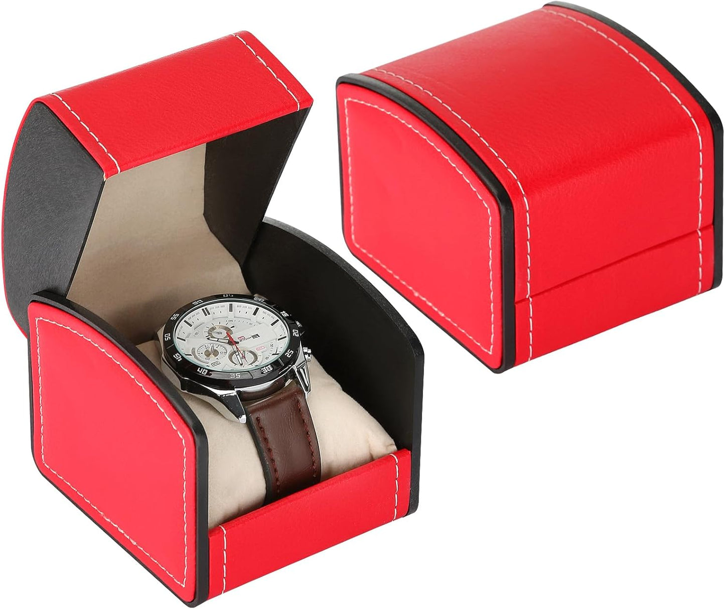 Premium Red Single Watch Gift Box - BAOPEND