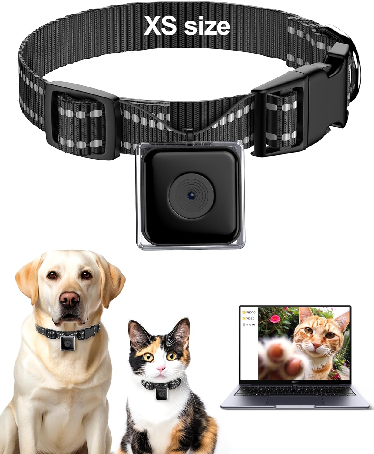 HD Video Cat Collar Camera - Capture Moments Easily!