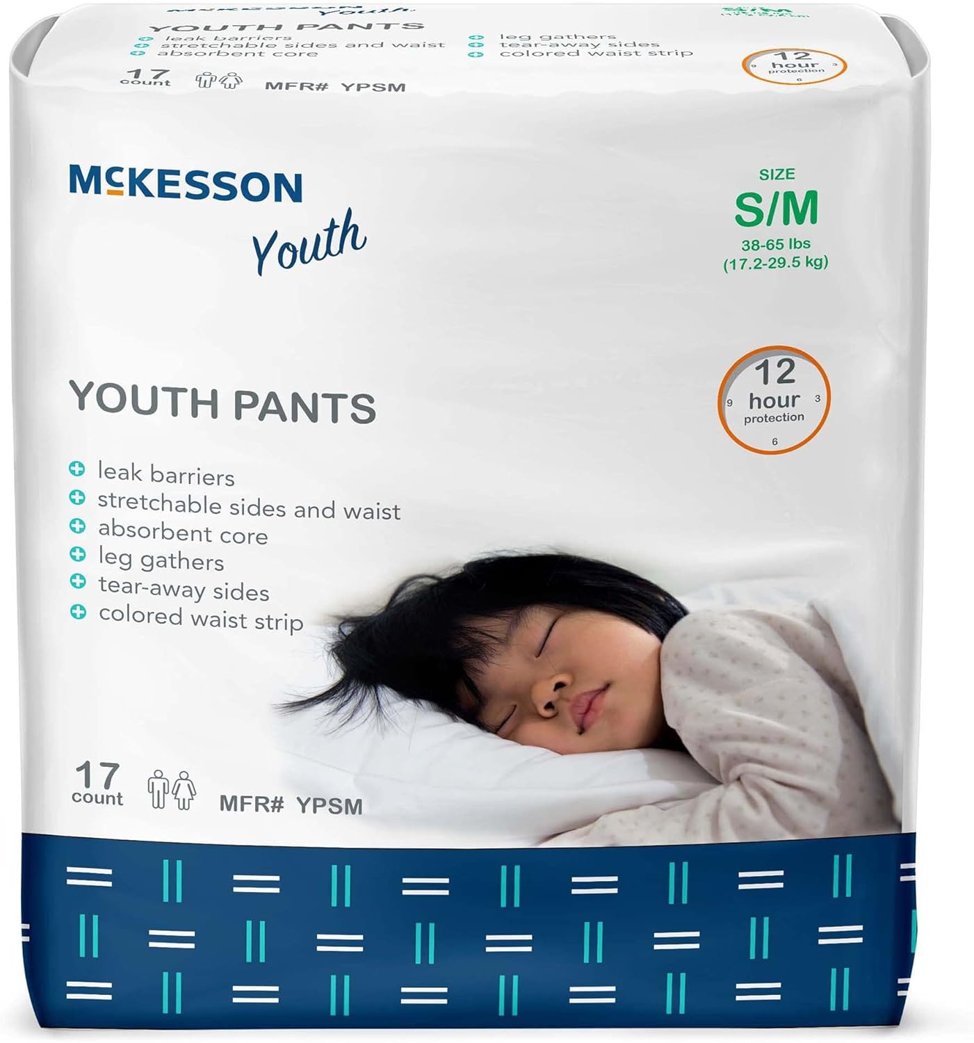 McKesson Youth Training Pants for Boys and Girls, 68 Count