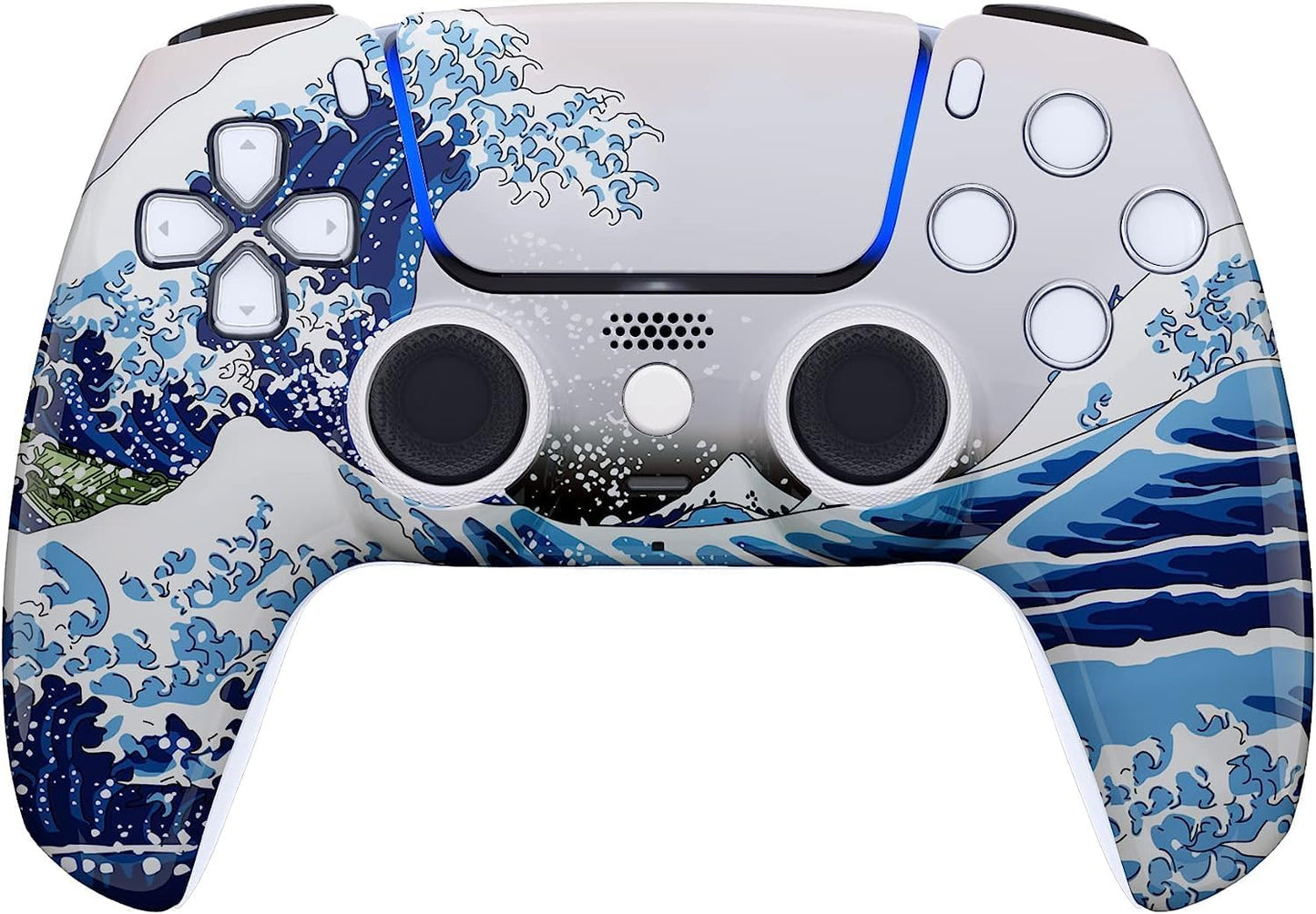 Custom Controllerzz Wireless Controller for PS5 - Waves Design