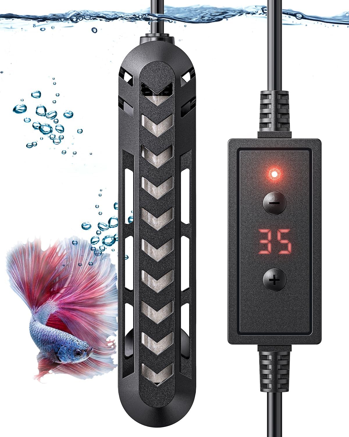 Pawfly 25W Betta Tank Heater Thermostat