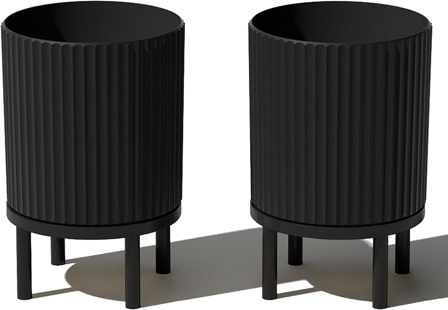 Veradek Demi Series Round Planter with Stand for Modern Decor