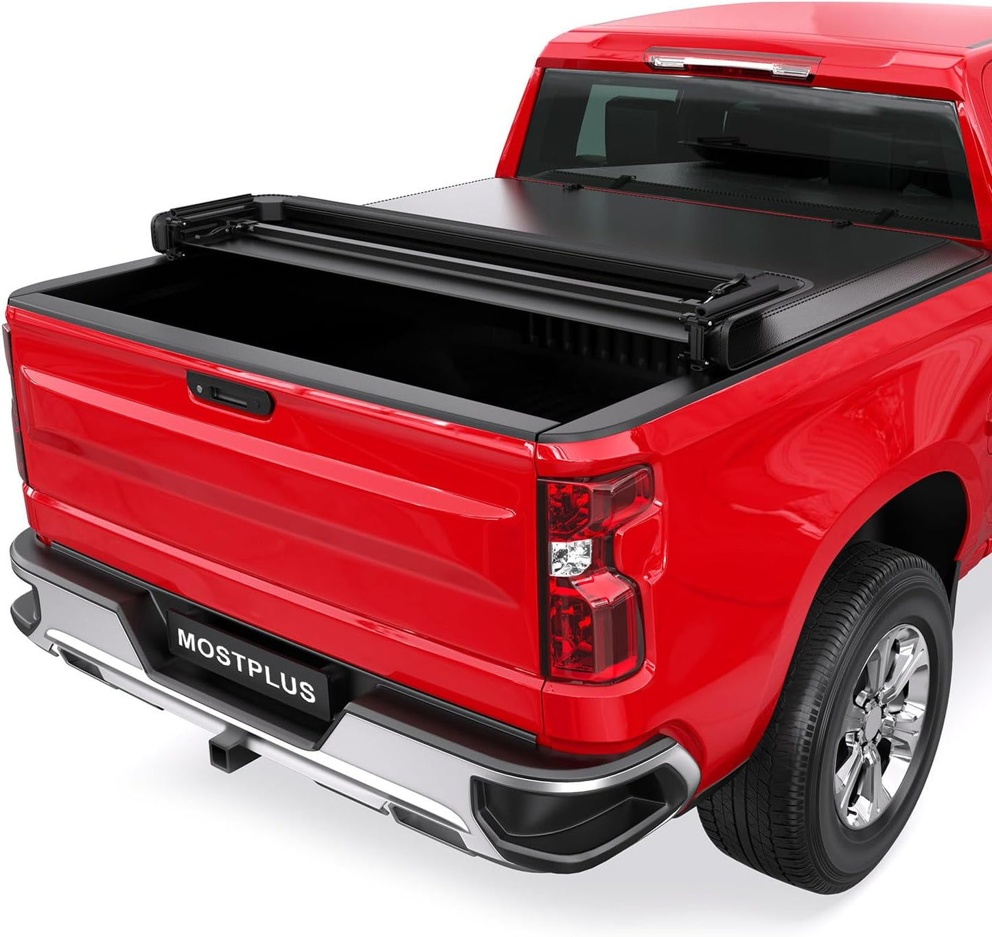 MOSTPLUS Truck Bed Tonneau Cover for 2014-2018 Silverado/Sierra