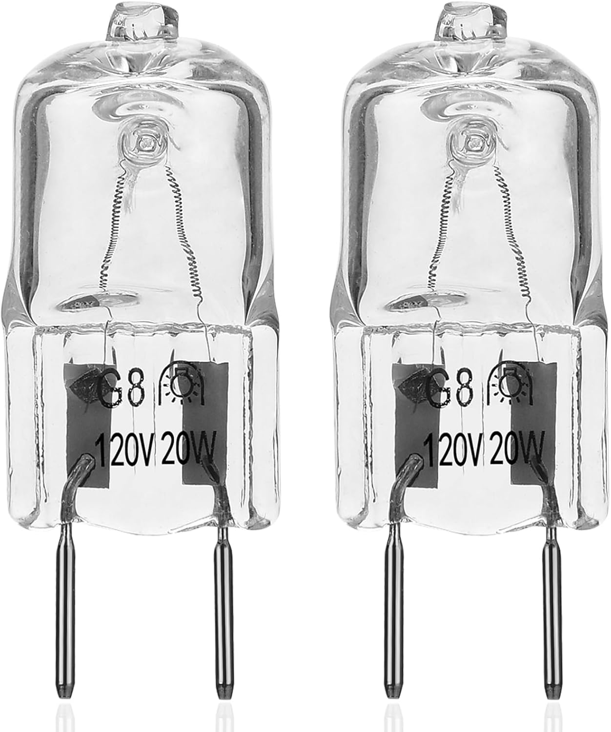 2 Pack Halogen Bulb for Over-The-Stove Microwaves - Bright Light & Easy Installation!