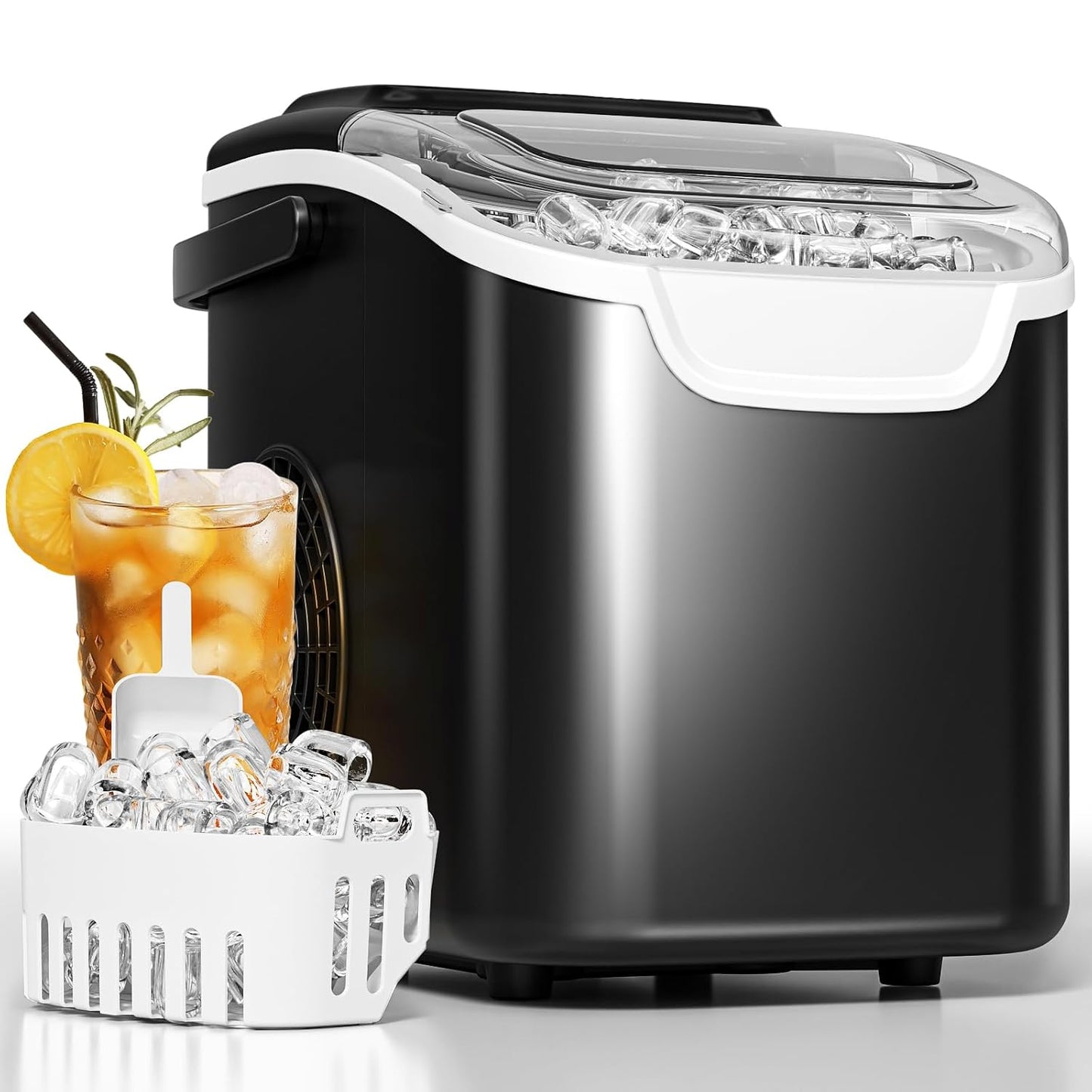 Antarctic Star Pro-Grade Countertop Ice Maker for Home Use